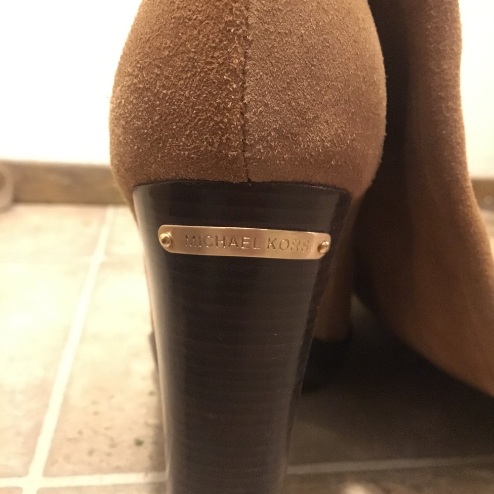 Micheal kors suede knee high boots